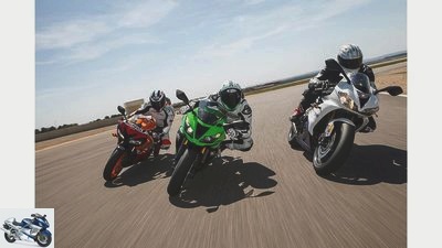 Comparison test: Honda CBR 600 RR, Kawasaki ZX-6R 636, Triumph Daytona 675