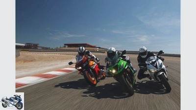 Comparison test: Honda CBR 600 RR, Kawasaki ZX-6R 636, Triumph Daytona 675