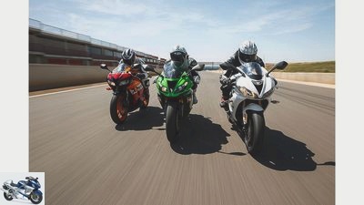 Comparison test: Honda CBR 600 RR, Kawasaki ZX-6R 636, Triumph Daytona 675