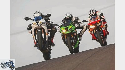 Comparison test: Honda CBR 600 RR, Kawasaki ZX-6R 636, Triumph Daytona 675