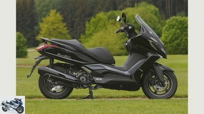 Kymco Downtown 125-350i in the driving report