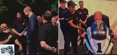 Tourist Trophy - Prince William at TT 2018: the Duke of Cambridge is in motorcycle racing - NORTON Occasions