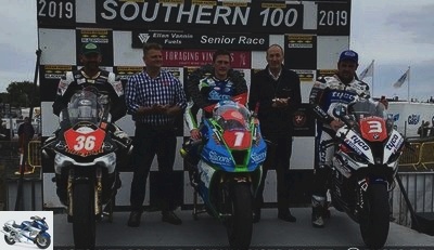 Tourist Trophy - Southern 100 2019: big highside of Dunlop, grand slam of Harrison -