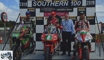 Tourist Trophy - Southern 100 2019: big highside of Dunlop, grand slam of Harrison -