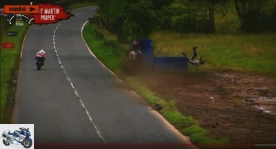 Tourist Trophy - [Video] Compilation of falls from Guy Martin, motorcycle rider & amp; Co -
