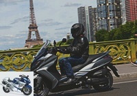All Tests - Kymco Downtown 125 scooter test: relief guaranteed! - Technical sheet Kymco Downtown 125
