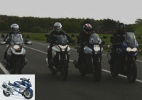 All Comparisons - Test drive: the BMW R1200GS against the Honda Crosstourer, Kawasaki Versys 1000 and Triumph Explorer - On the way, happy troop!