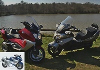 All the Duels - 2013 BMW C 650 GT Vs Suzuki Burgman 650 Executive: the drivers are nice! - Technical and commercial sheets