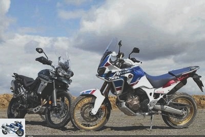 All Duels - Duel Africa Twin Adventure Sports Vs Tiger 800 XCA 2018 - Duel Africa Twin Adventure Sports Vs Tiger 800 XCA 2018 - Page 5: photos captioned details