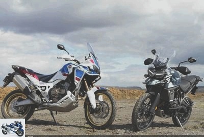 All Duels - Duel Africa Twin Adventure Sports Vs Tiger 800 XCA 2018 - Duel Africa Twin Adventure Sports Vs Tiger 800 XCA 2018 - Page 1: static
