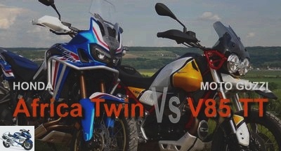 All the Duels - Duel Africa Twin Vs V85 TT: the Honda benchmark or the Moto Guzzi revival? - Duel Africa Twin Vs V85 TT page 2: At the crossroads