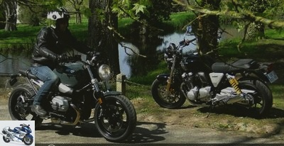 All the Duels - Duel BMW nine T Pure Vs Honda CB1100 RS: classic pleasures - Duel R Nine T Pure Vs CB1100 RS page 2 - Dynamics: sport suggested on the Honda, assumed on the BMW