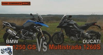 All Duels - Duel BMW R 1250 GS Vs Ducati Multistrada 1260 S: variable distribution, unique versatility - Duel R1250GS Vs Ducati 1260 S - Page 3: practical aspects and equipment