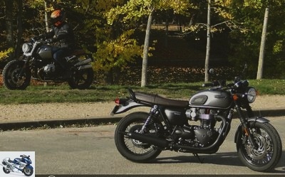 All Duels - Duel BMW R nineT Scrambler Vs Triumph T120 Black: you got the look, bobo! - Page 2 - The Triumph in the retro of the neo-BMW