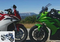 All Duels - Duel CBR600F Vs ER-6f: two cheap road bikes? - Practical aspects and equipment