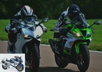 All Duels - Duel Ducati 899 Panigale Vs Kawasaki ZX-6R 636: off to the track! - MNC opposes the 899 Panigale to the ZX-6R 636