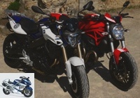 All Duels - Duel F800R Vs Monster 821: two Twin motorcycles, but not twins - Technical and commercial sheets