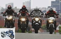 Comparative test of naked bikes from Germany, Austria, USA, Great Britain