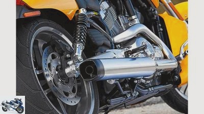 Comparison test muscle bikes Ducati Harley-Davidson Suzuki Yamaha
