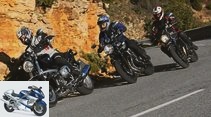 Comparison test: naked bikes BMW, Suzuki and Yamaha