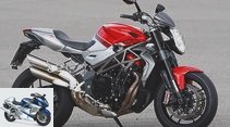 Comparison test of naked bikes Benelli TnT 1130 Sport Evo, Ducati Streetfighter S, KTM 990 Superduke, Moto Morini Corsaro Veloce 1200, MV Agusta Brutale 1090 RR, Triumph Speed ​​Triple