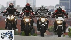 Comparison test: MV Agusta Brutale, Triumph Street Triple, KTM Super Duke