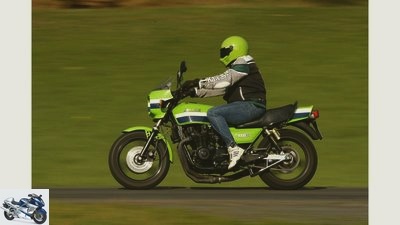 On the move with the Kawasaki Z 1000 R.