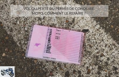 Redeem your motorcycle license after a theft or loss