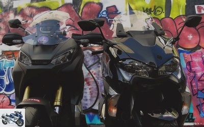 All Duels - Duel Honda X-Adv Vs Yamaha Tmax: motorcycle, scooter or both? - X-Adv Vs Tmax: page 2 - The maxiscoots always ready