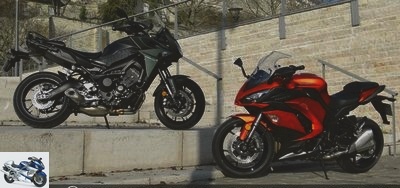 All Duels - Duel Kawasaki Z1000SX 2017 Vs Yamaha Tracer 900: all-in-one - Page 1 - Static: comfortably sporty