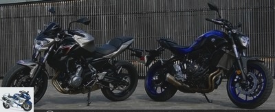 All Duels - Duel Kawasaki Z650 Vs Yamaha MT-07: bestseller fight! - Duel Z650 Vs MT-07 page 2 - Dynamics: breathtaking engine against sharp chassis