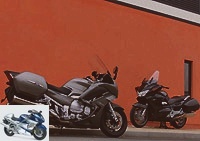 All Duels - Pan-European Duel Vs FJR 1300 2013: GT on the road! - Long, wide and not light ...