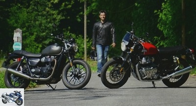 All Duels - Duel Royal Enfield Interceptor 650 Vs Triumph Street Twin: class struggle - Duel Interceptor 650 Vs Street Twin Page 2: Details in captioned photos