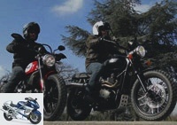 All Duels - Duel Scrambler: the Icon Ducati against the Triumph icon - Action: the Ducati goes Italian!