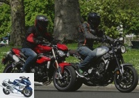 All Duels - Duel Speed ​​Triple S Vs XSR900: households à trois - Technical and commercial sheets