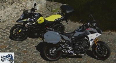 All Duels - Duel Tracer 900 GT Vs V-Strom 1000 Adventure: services included - Duel Tracer 900 GT Vs V-Strom 1000 Adventure - Page 3: practical aspects and equipment