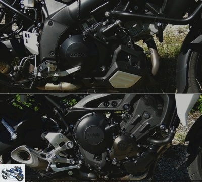 All the Duels - Duel Tracer 900 GT Vs V-Strom 1000 Adventure: services included - Duel Tracer 900 GT Vs V-Strom 1000 - Page 2: captioned photos