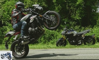 All Duels - Duel Triumph Street Triple R Vs Yamaha MT-09 SP 2018: triple muse! - Street Triple R Vs MT-09 SP - Page 1: Yamaha is looking for the Triumph ...