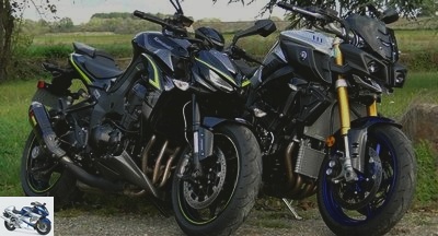 All Duels - Duel Yamaha MT-10 SP Vs Kawasaki Z1000R: monstrous! - Duel MT-10 SP Vs Z1000R - P3: Equipment and practical aspects
