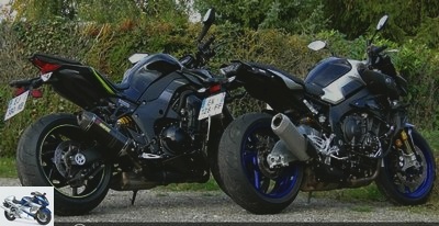All Duels - Duel Yamaha MT-10 SP Vs Kawasaki Z1000R: monstrous! - Duel MT-10 SP Vs Z1000R - P1: Static