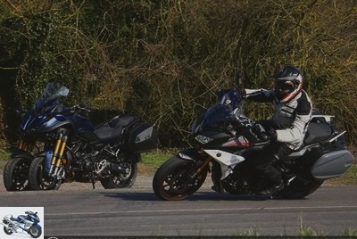 All Duels - Duel Yamaha Niken GT Vs Tracer 900 GT: the good three (wheel) plan? - Duel Niken GT Vs Tracer 900 GT page 1: The `` houla '' effect ....