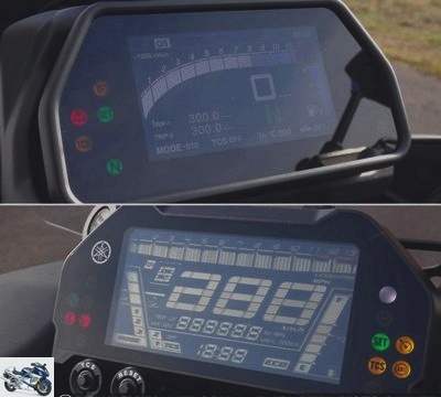All Duels - Duel Yamaha Niken GT Vs Tracer 900 GT: the good three (wheel) plan? - Duel Niken GT Vs Tracer 900 GT page 2: Details in captioned photos