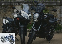 All the Duels - Comparison test Versys Vs V-Strom: a full-bodied Kawa or a small Suz '? - Suzuki V-Strom 2012 technical sheet