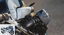 Comparison test of retro bikes Kawasaki Z 900 RS and BMW R nineT