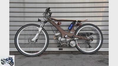 Kingston Custom moped mountain bike