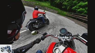 Moto Guzzi 1400 Audace and Eldorado in the driving report