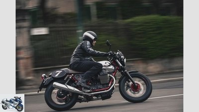 Moto Guzzi V7 in the driving report