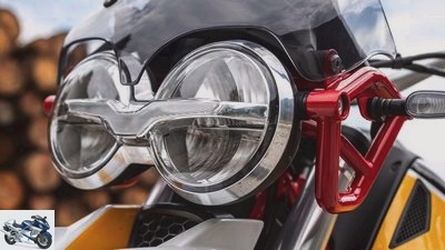 Moto Guzzi V85 in the driving report 2018