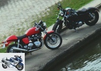 All the Duels - Harley-Davidson 48 Vs Triumph Thruxton: the Anglo-Saxons clash! - It’s so 