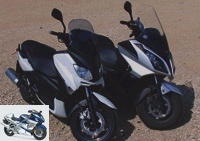 All Duels - Kymco 125 Dink Street Vs Yamaha Xmax 125: does money buy happiness? - Not light but easy